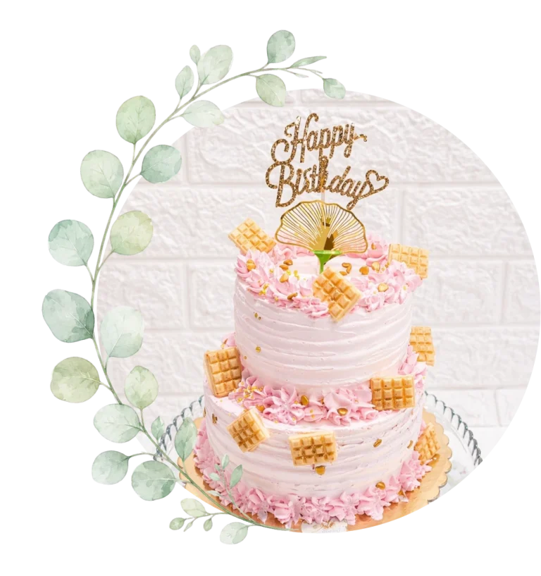 Tarta de cumpleaños artesanal decorada por Dulce y Jaleo en Lorca